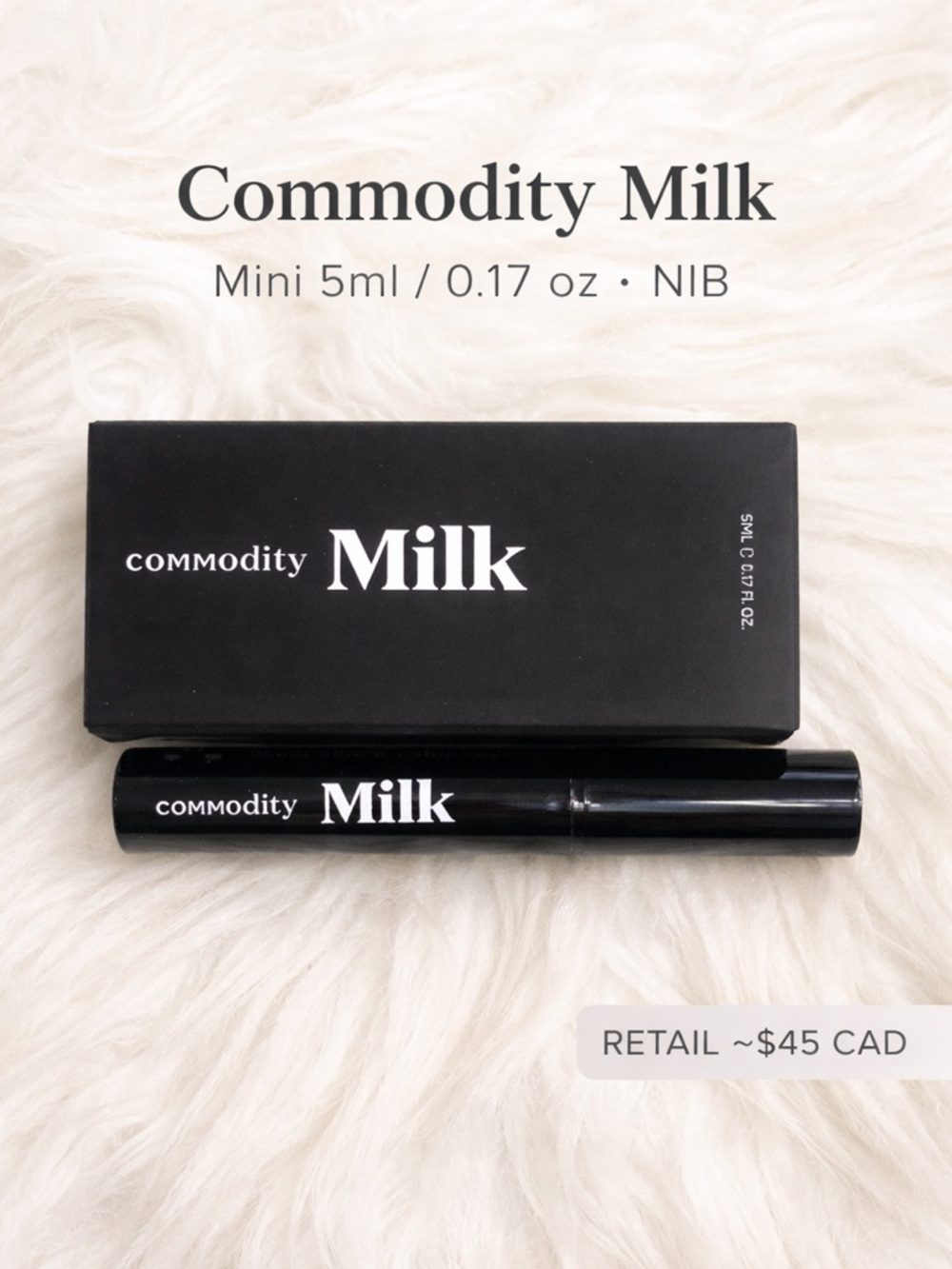 Commodity Milk Fragrance Mini NIB Travel Size